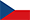 bandera de la republica checa